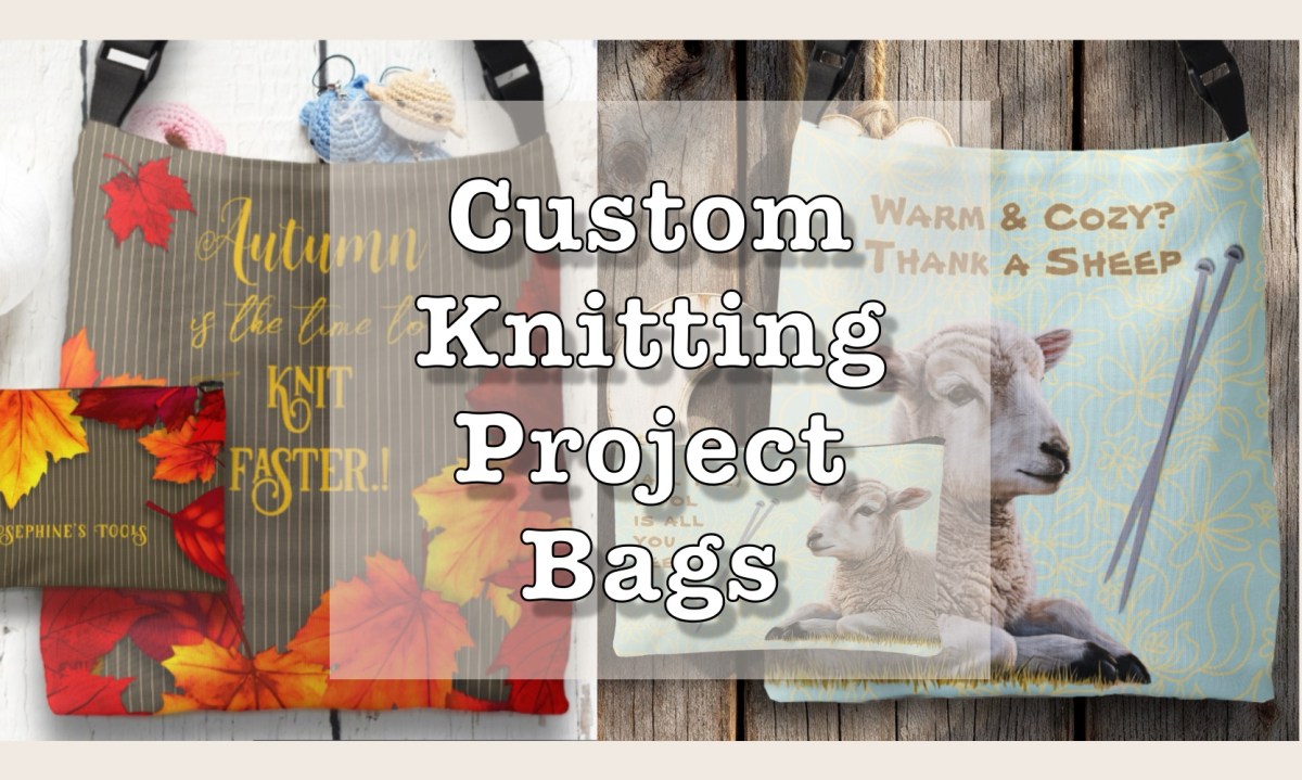 Knitting projects bags