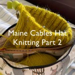 Maine Cables hat part 2