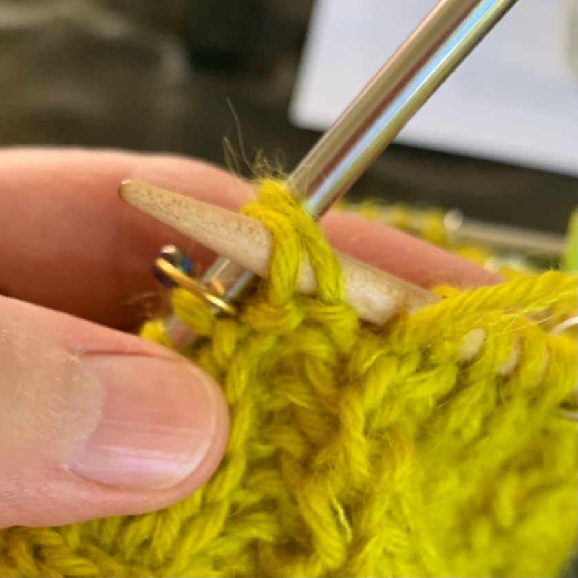 purl two together